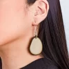 Eco Tagua Drop Earrings Wholesale