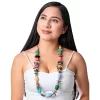 Wholesale Colorful Tagua Necklace Handmade Eco Jewelry