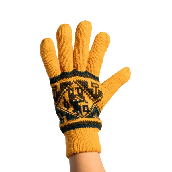 Alpaca Gloves Wholesale Handwoven in Ecuador with Andean Patterns