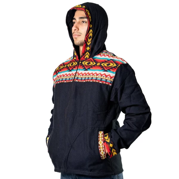 Cozy Alpaca Wool Hoodie Wholesale Handmade Apparel Ecuador