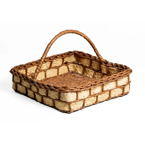 Ecuador Handmade Woven Basket Natural Rattan Storage Organizer Wholesale