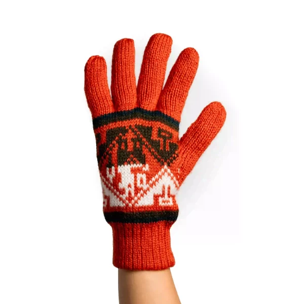 Ecuadorian Alpaca Gloves Handwoven Andean Design Wholesale