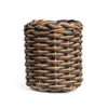 Handmade Floral Basket with Handle Rustic Home Accent