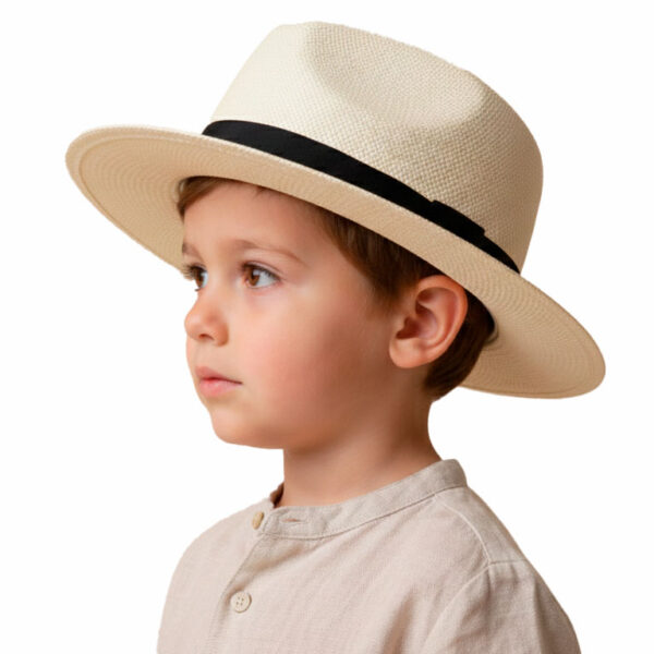 Kids Panama Hat Handmade in Ecuador Authentic Toquilla Straw
