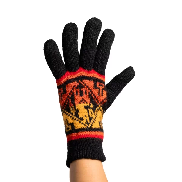 Soft Alpaca Gloves Wholesale for Adults in Ecuadorian Style