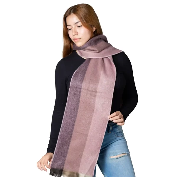 Wholesale Extra Soft Multicolor Handmade Alpaca Scarf for women