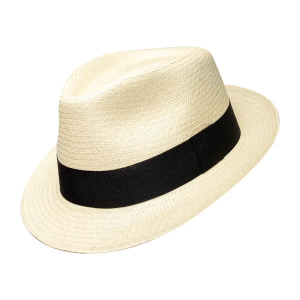 Wholesale Panama Hat Toquilla Straw Short Brim Cuban Sport Style