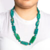 Rectangular Tagua Bead Necklace Handmade Eco Jewelry Wholesale