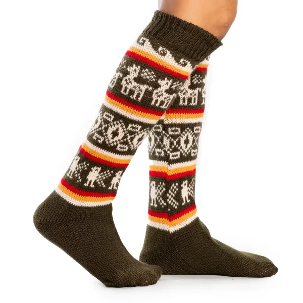 Alpaca Wool Socks Wholesale Natural and Handwoven