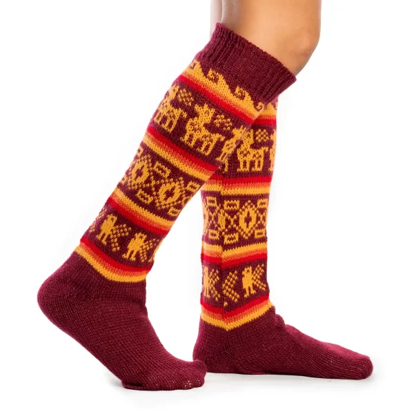 Ecuadorian Alpaca Wool Socks Soft and Durable Wholesale