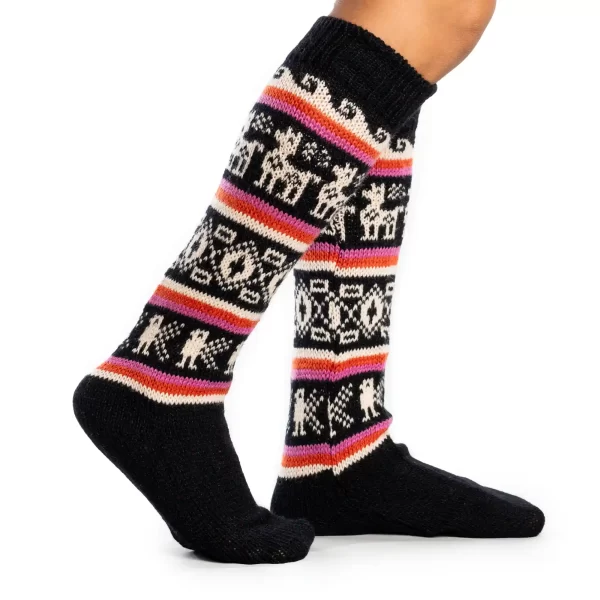 Handcrafted Alpaca Socks from Ecuador Wholesale for Retailers