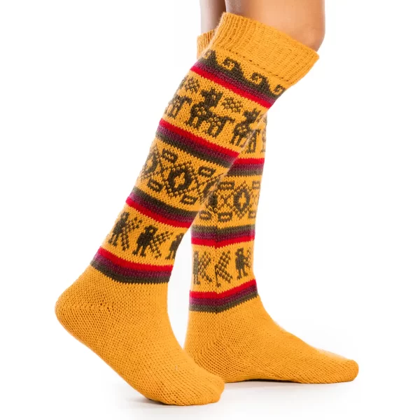 Natural Alpaca Socks for Winter Wholesale Handcrafted