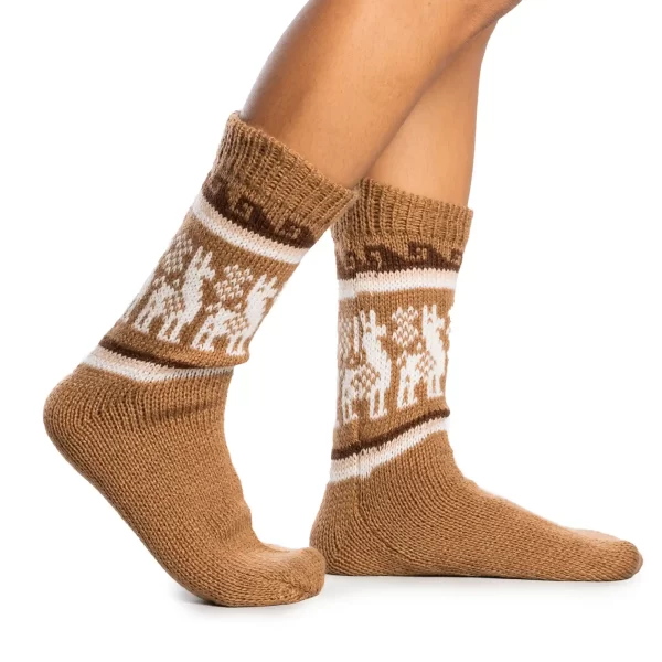 Warm and Soft Alpaca Socks Wholesale Natural Fibers