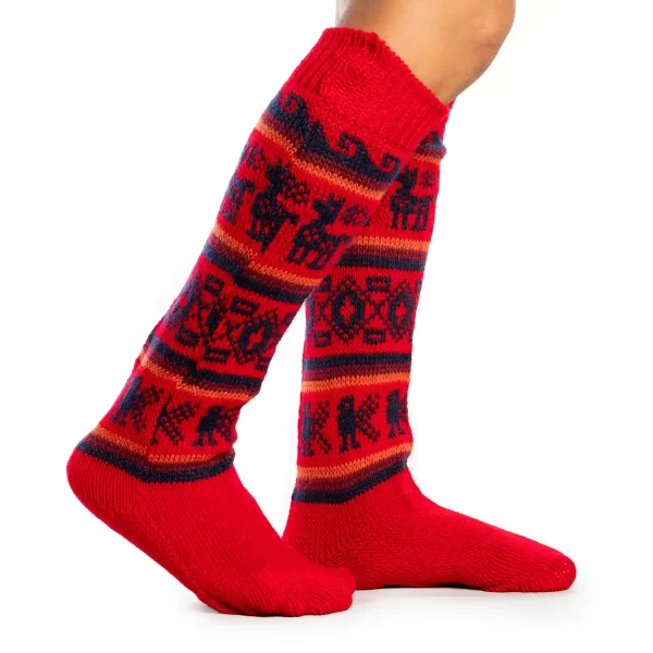 Wholesale Alpaca Socks for Cold Weather Handmade in Ecuador