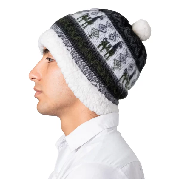 Andean Hat Llama Alpaca Ecuador Wholesale Unisex One Size