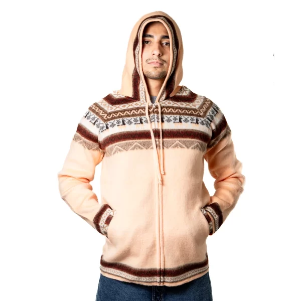 Alpaca Wool Artisan Zip Sweater