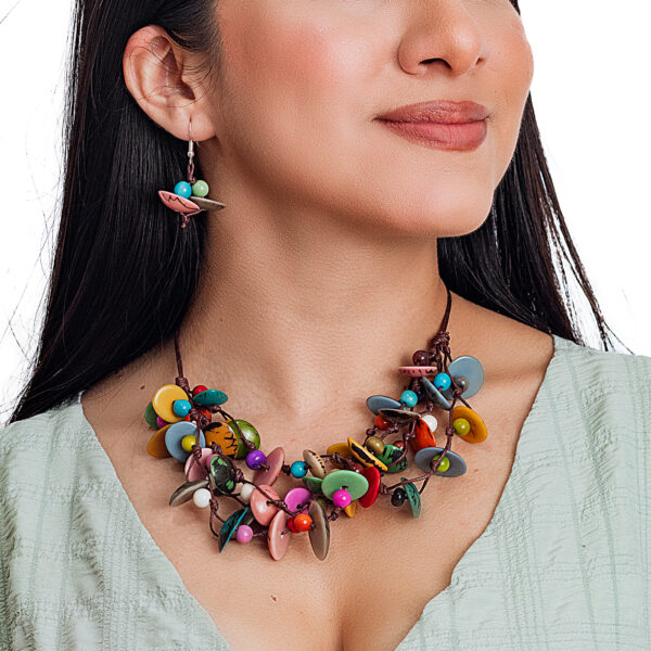 Handmade ivory fiber necklace wholesale