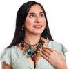 Wholesale Multicolor Tagua Necklace Handmade Eco Jewelry