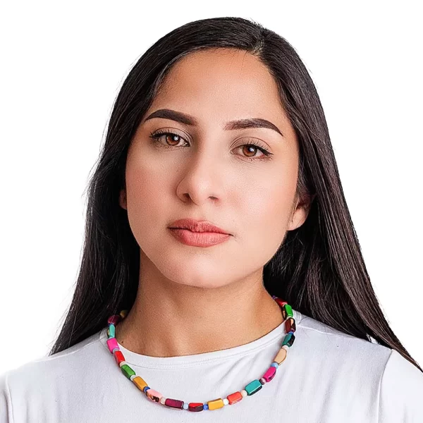 Youth Tagua Choker Necklace Handmade Vegan Jewelry Wholesale