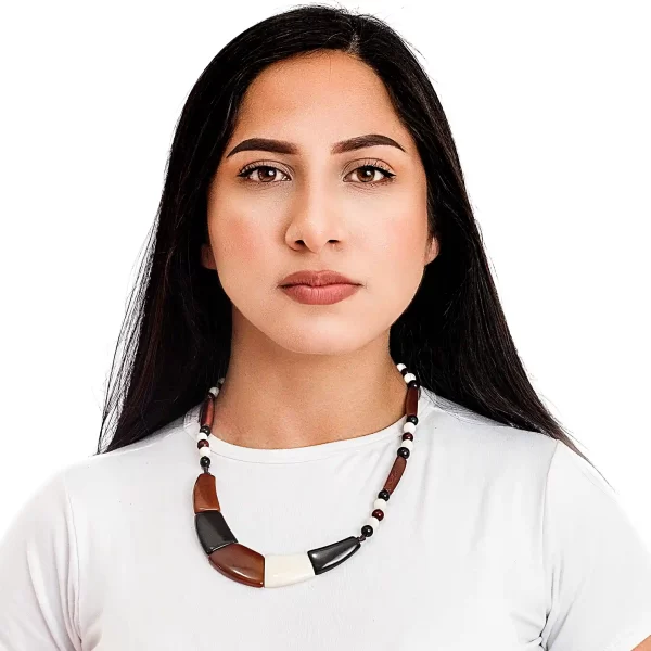 handmade ivory fiber necklace wholesale