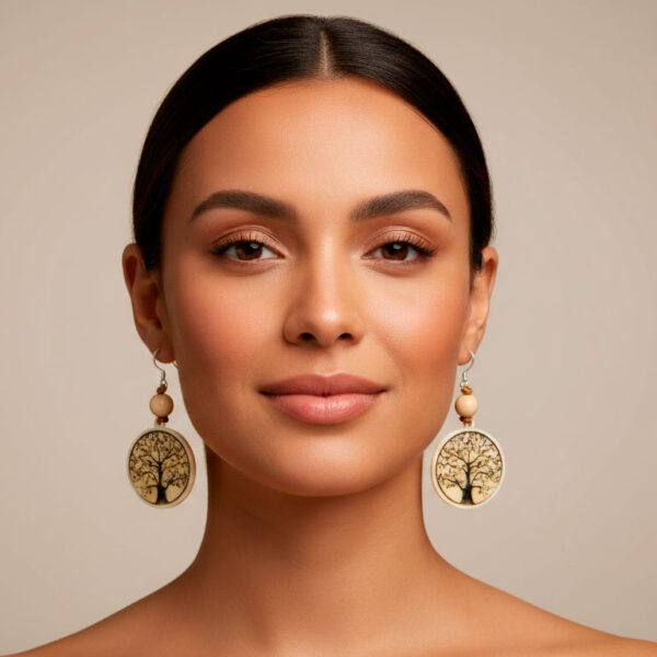 Handcrafted Tagua Earrings Sustainable Jewelry Wholesale