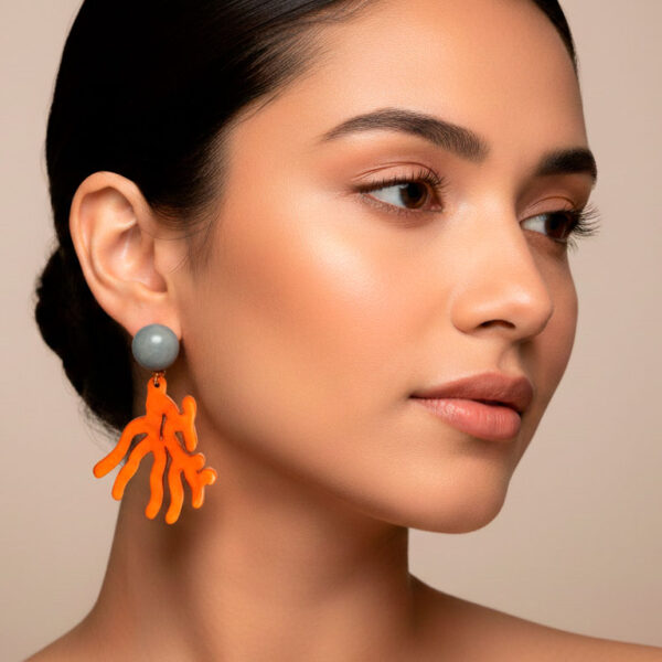 Modern Tagua Earrings Handmade Eco Jewelry Wholesale