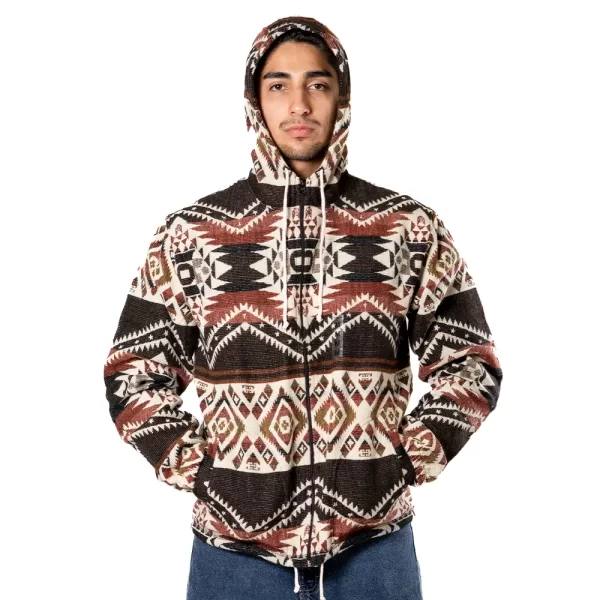 Wholesale Alpaca Hoodie with Chakana Andean Designs