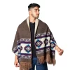 Wholesale Soft Alpaca Andean Aztec Shawl 24 x 68 Inches Reversible