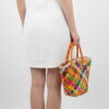Classic Woven Straw Handbag Minimalist Beach Tote Ecuador