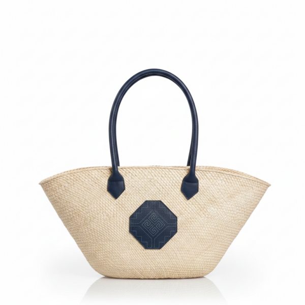 Ecuadorian Luxury Straw Tote Handwoven Designer Collection