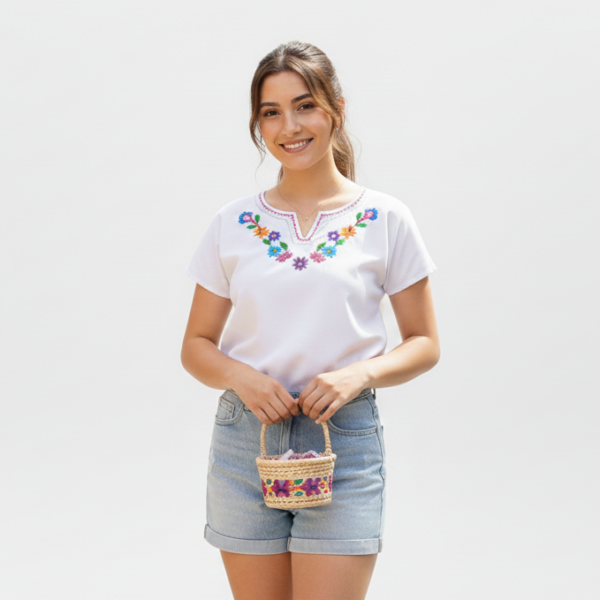 Women’s Handmade Embroidered Blouse Wholesale Ecuador