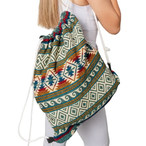 Drawstring Bag Native Andean Alpaca Ecuador Wholesale