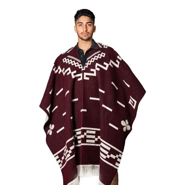 Clint Eastwood Western Cowboy Poncho Replica The Good, the Bad and the Ugly Spaghetti Western Wholesale Red Wine for men