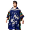 Poncho Anime Sonic The Hedgehog Blue Gamer Alpaca Warm Soft Handmade Wholesale for men