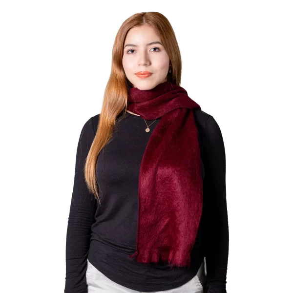Super Soft Handmade Alpaca Scarf Unicoloured for Adults Unisex, Wholesale