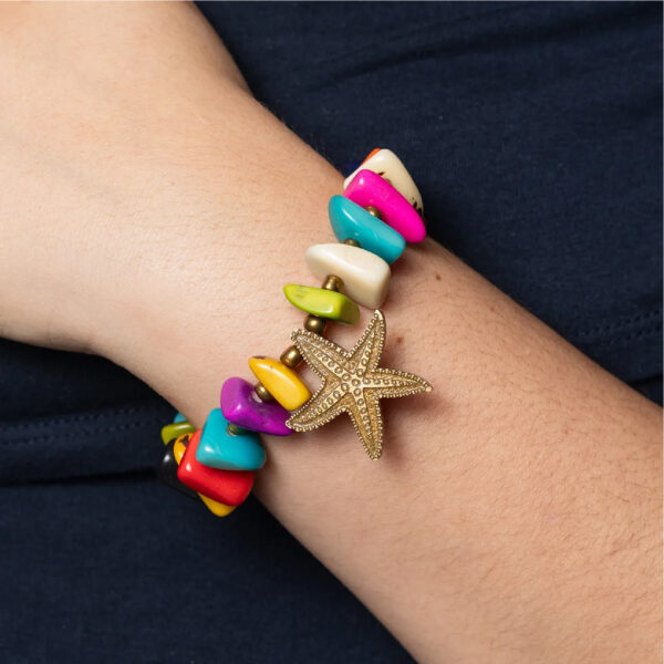 Wholesale Handmade Tagua Bracelet Summer Star Collection