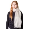 Wholesale Super Soft Unicoloured Handmade Alpaca Scarf