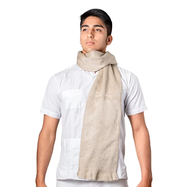 Wholesale Unicoloured Alpaca Scarf Extra Soft Handmade, Perfect for Adults Unisex Wear