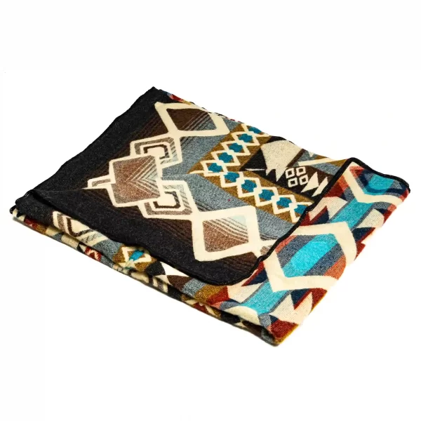 Soft alpaca throw blanket from Ecuador