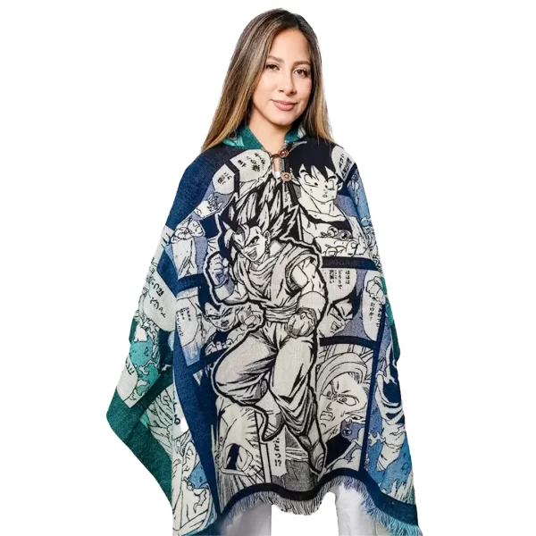 Anime Super Vegito Alpaca Dragon Ball Poncho Wholesale for women