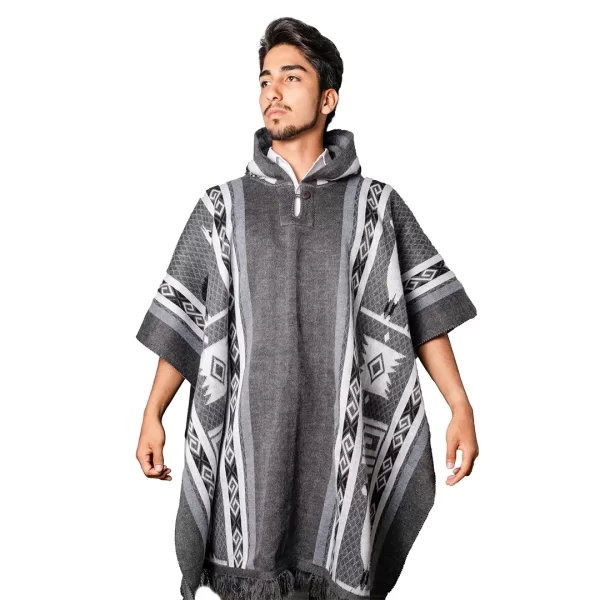 Chakana Llama Alpaca Poncho Wholesale for men