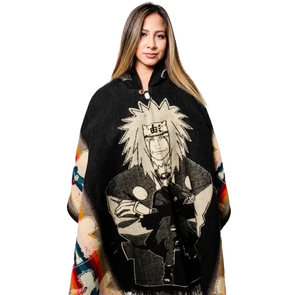 Poncho Jiraiya Naruto Alpaca Anime Hokage Shinobi Ninja Cloak Wholesale for women