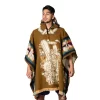 Alpaca Poncho The Simpsons Family Retro Unisex Hooded Wholesale Handmade Ecuador for men