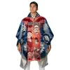 Poncho Anime Rick and Morty Alpaca Handmade Fabric Ecuador Wholesale