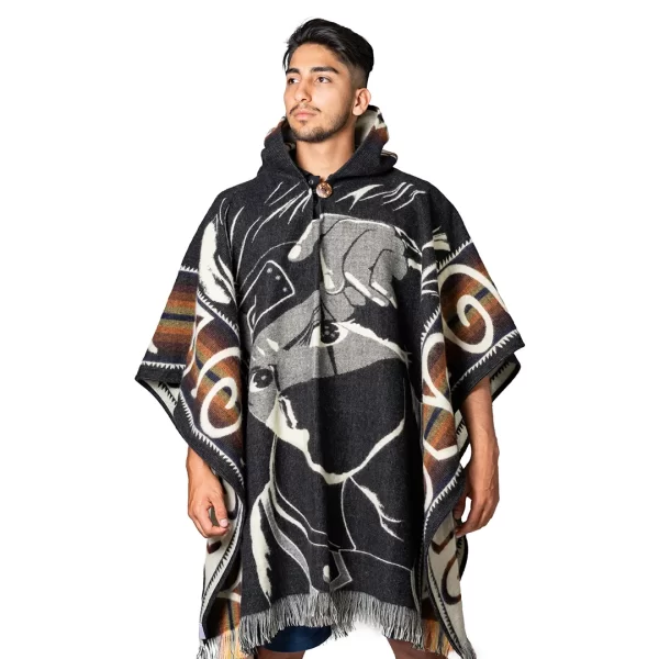 Unisex Anime Poncho Sharingan Akatsuki Alpaca Wholesale Handmade