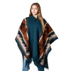 Wholesale Handmade Archaic Greek Tribal Eagle Alpaca Poncho Ecuador