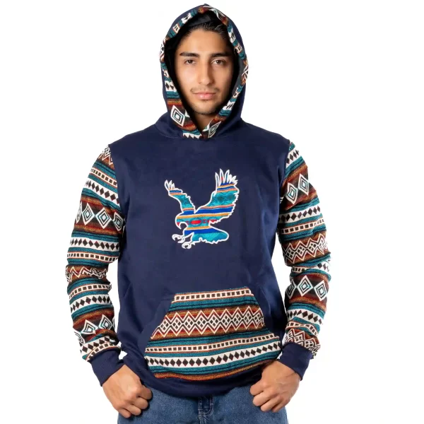 Boho Eagle Hoodie Handmade Ecuador Wholesale