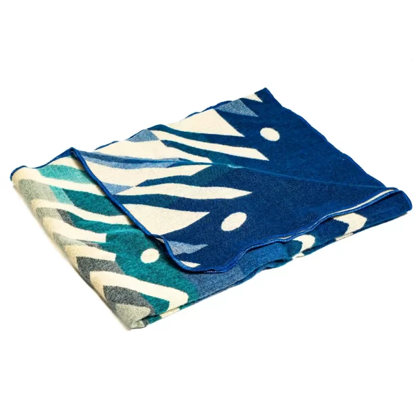 Geometric Andean tribal blanket Ecuadorian, indigenous handmade wholesale