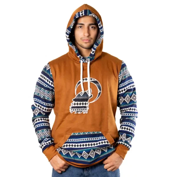 Handmade Wolf Hoodie Boho Ecuador Wholesale