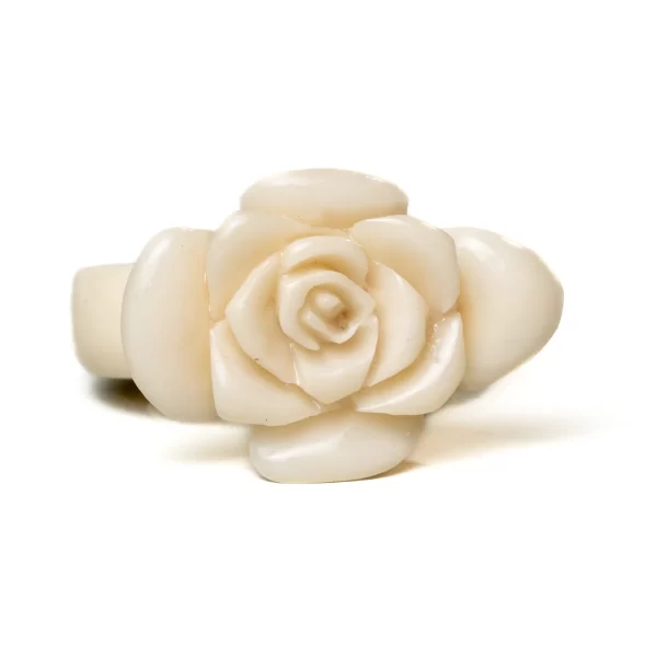 Tagua Rose Napkin Rings Handmade Eco Table Decor Wholesale
